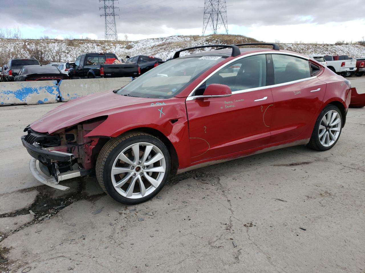 TESLA MODEL 3 2018 5yj3e1eb0jf133455