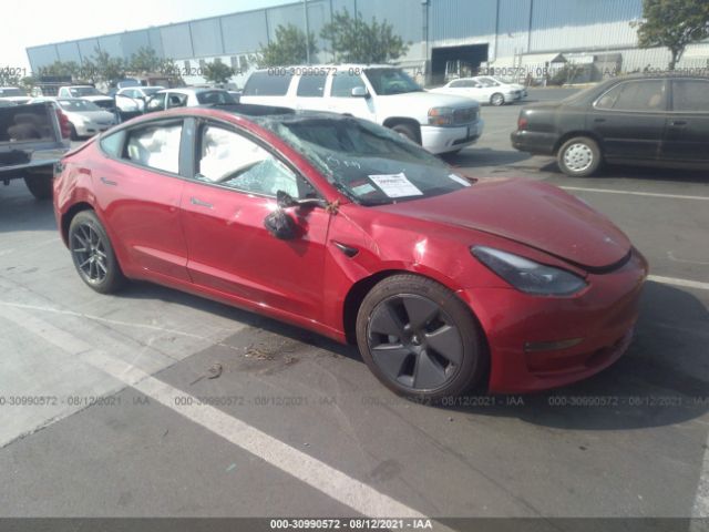 TESLA MODEL 3 2021 5yj3e1eb0mf009237