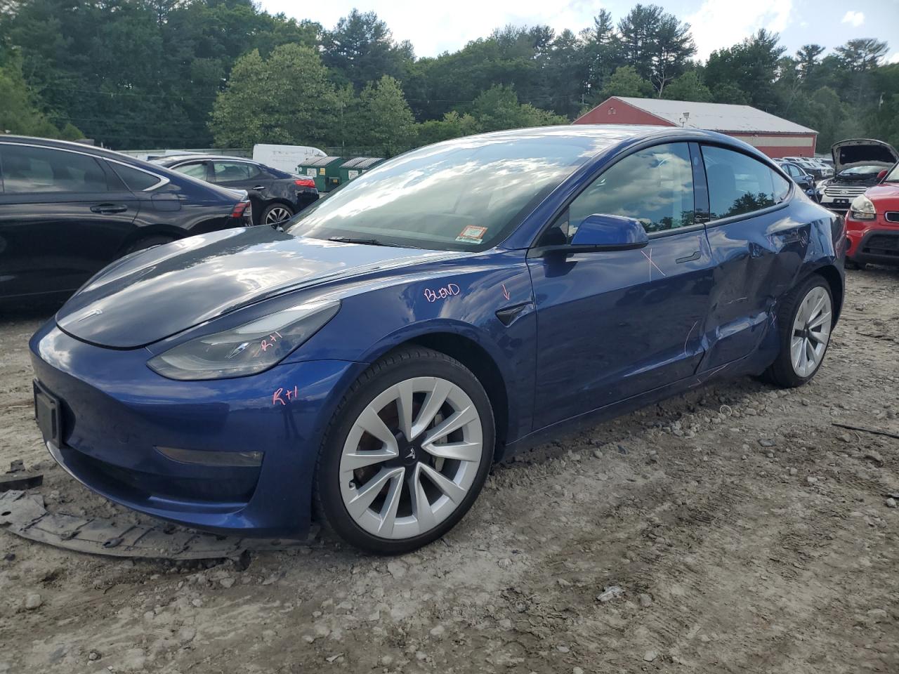 TESLA MODEL 3 2022 5yj3e1eb0nf114684