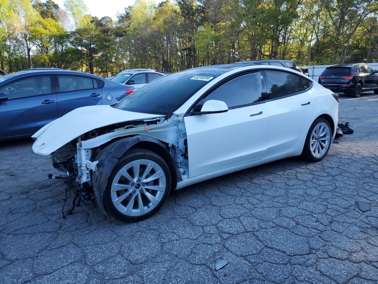 TESLA MODEL 3 2022 5yj3e1eb0nf177008