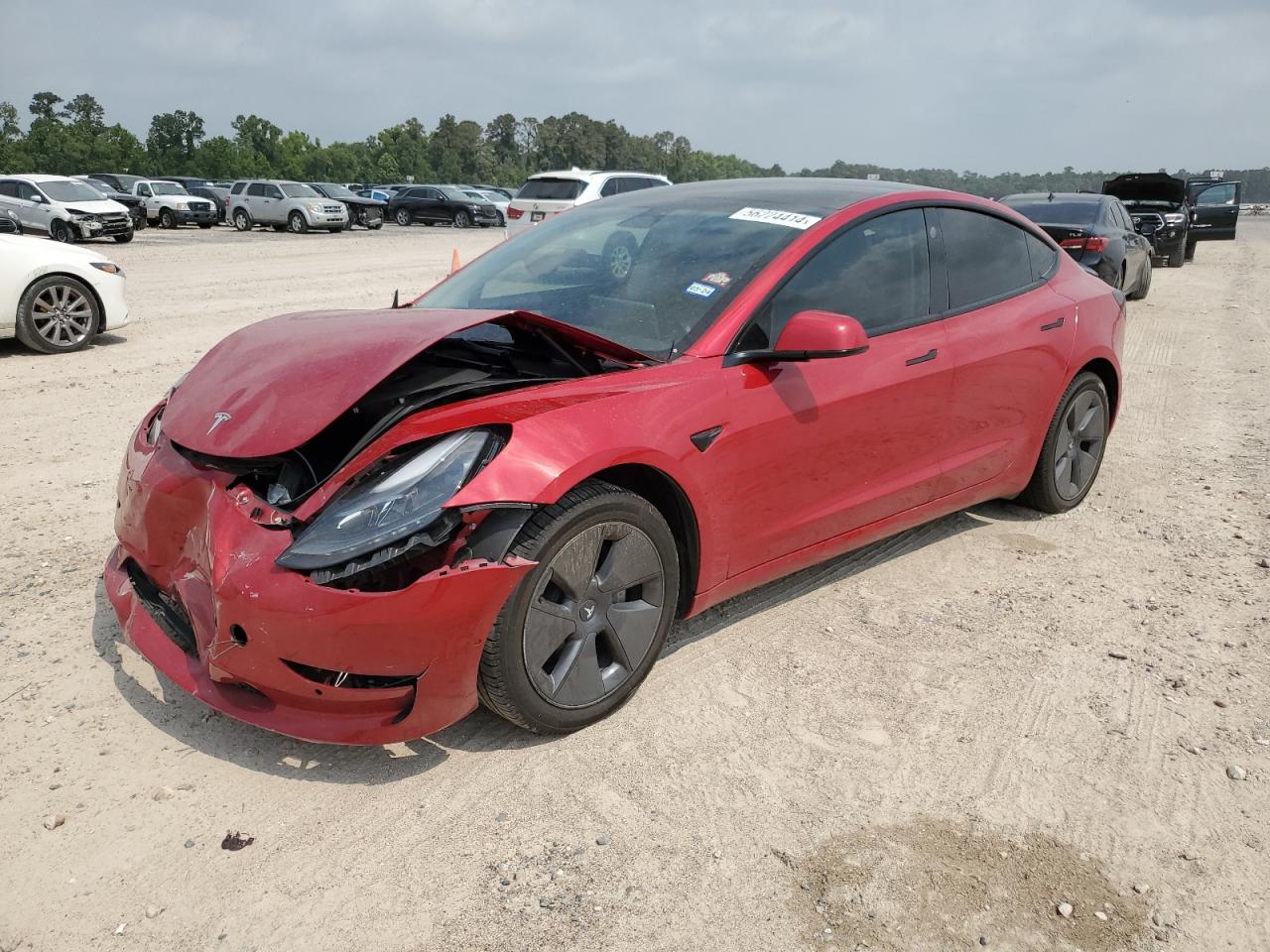 TESLA MODEL 3 2022 5yj3e1eb0nf250636