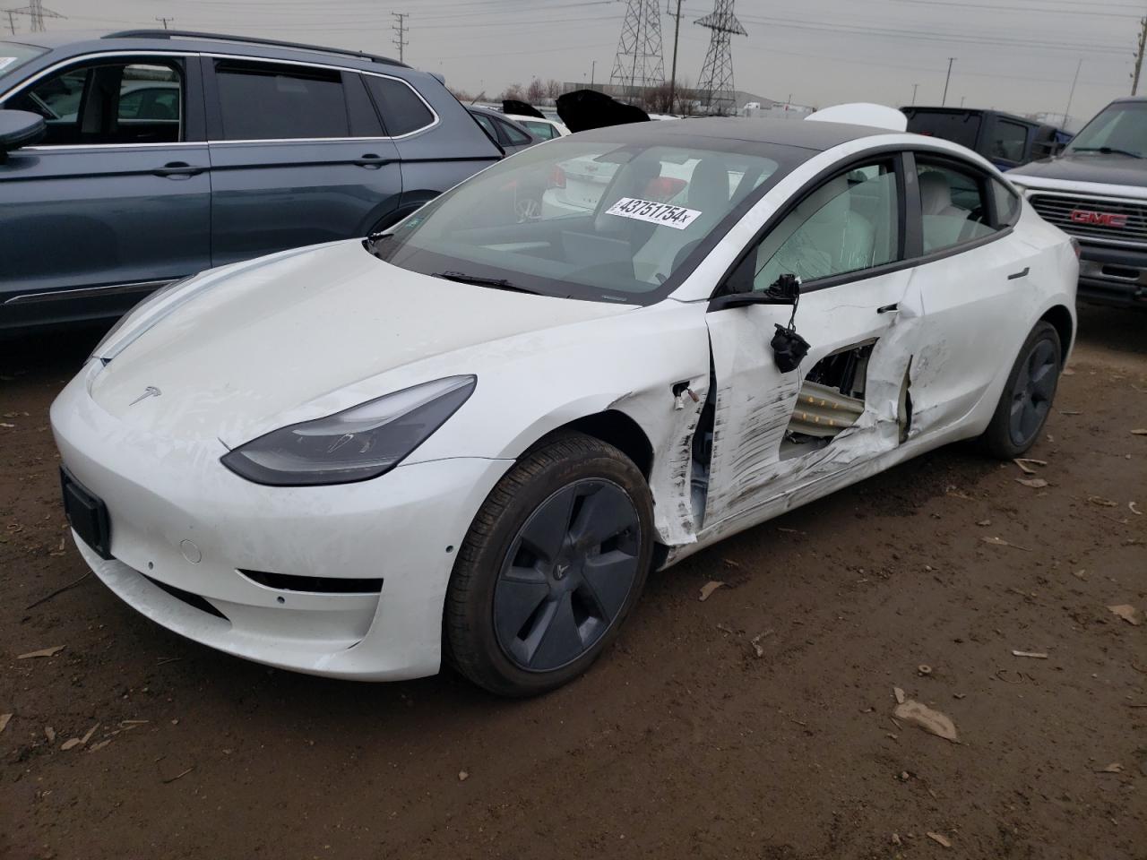 TESLA MODEL 3 2022 5yj3e1eb0nf271616