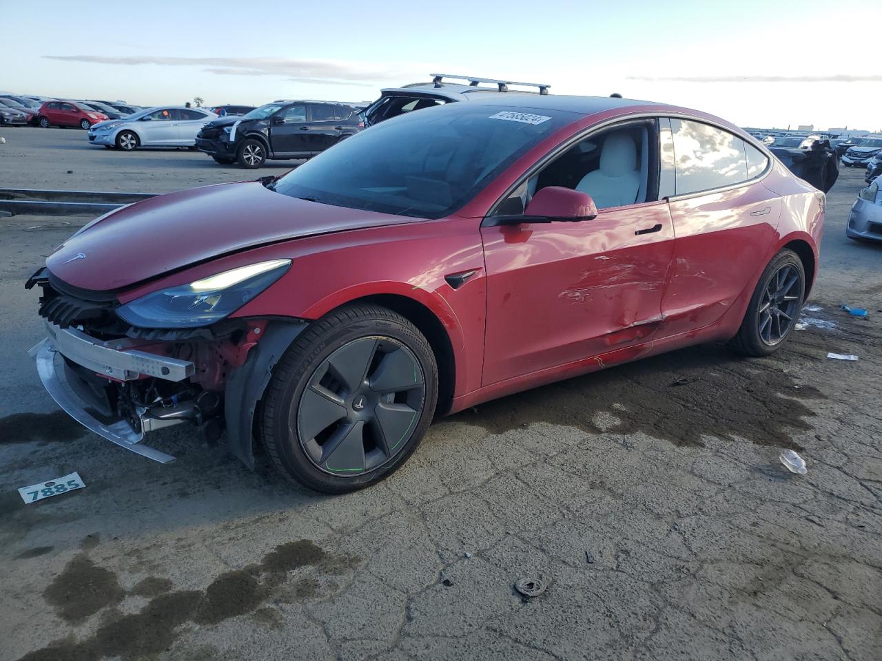 TESLA MODEL 3 2021 5yj3e1eb1mf071679