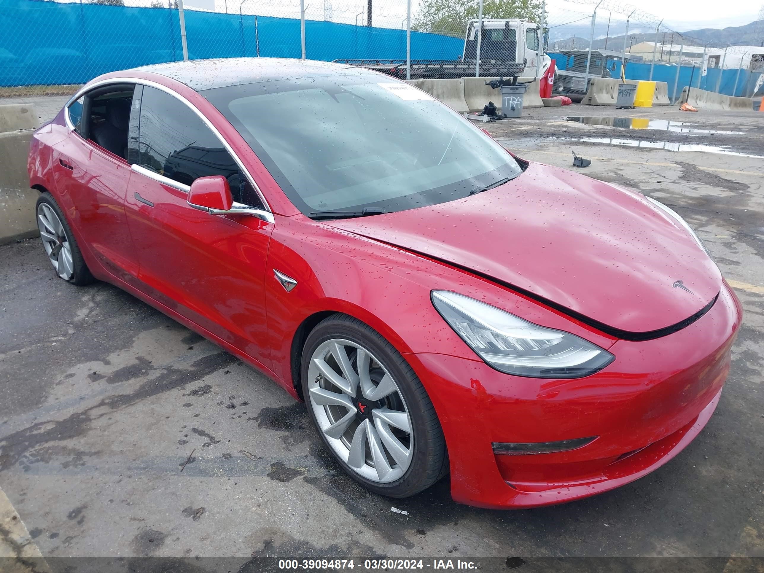 TESLA MODEL 3 2018 5yj3e1eb3jf091654