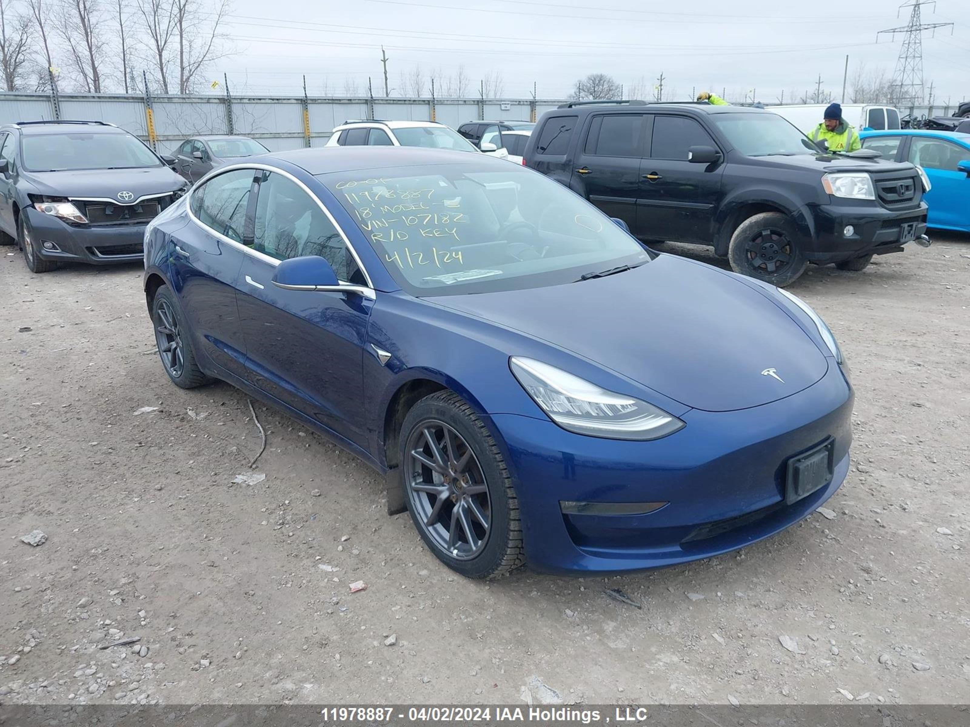 TESLA MODEL 3 2018 5yj3e1eb4jf107182