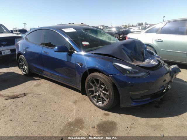 TESLA MODEL 3 2021 5yj3e1eb4mf045772