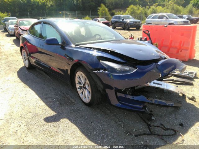 TESLA MODEL 3 2022 5yj3e1eb4nf163936