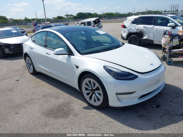 TESLA MODEL 3 2022 5yj3e1eb4nf168487