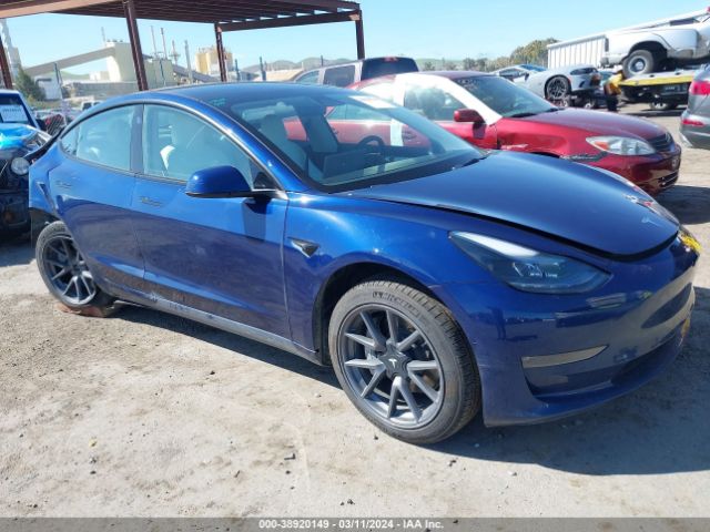 TESLA MODEL 3 2022 5yj3e1eb4nf183684