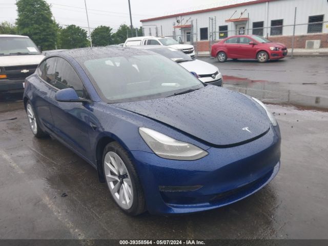 TESLA MODEL 3 2022 5yj3e1eb4nf256200