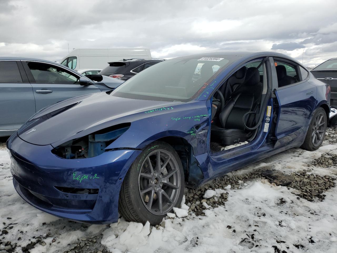 TESLA MODEL 3 2021 5yj3e1eb5mf069837