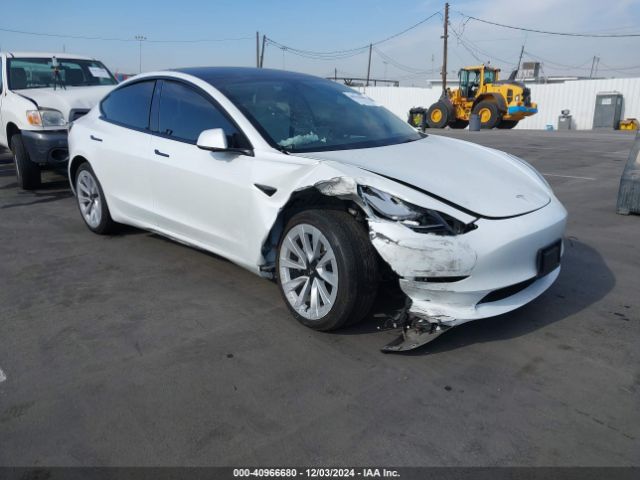 TESLA MODEL 3 2022 5yj3e1eb5nf171625