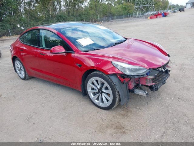 TESLA MODEL 3 2022 5yj3e1eb5nf190448