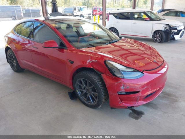 TESLA MODEL 3 2022 5yj3e1eb5nf252558