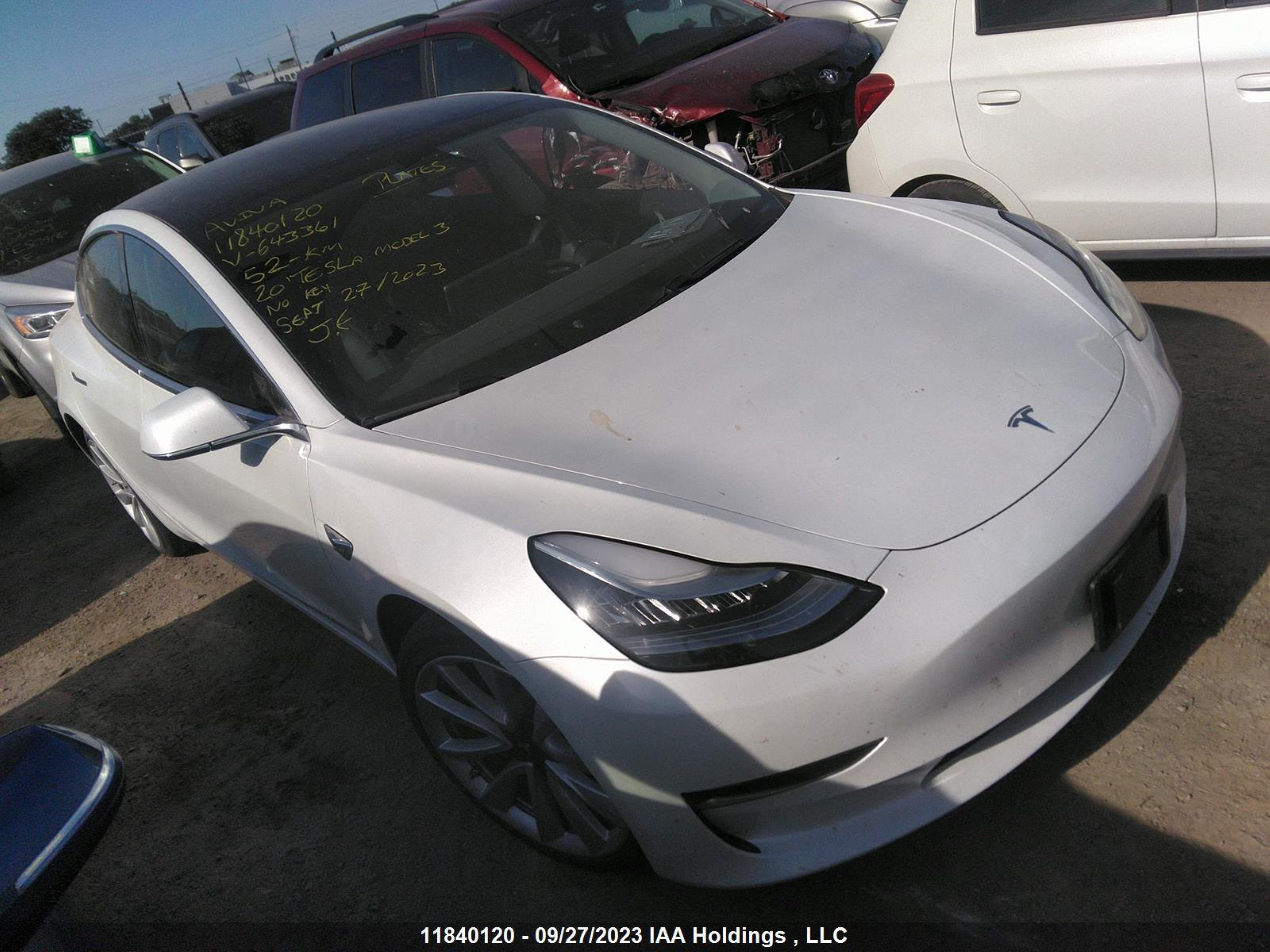 TESLA MODEL 3 2020 5yj3e1eb6lf643361