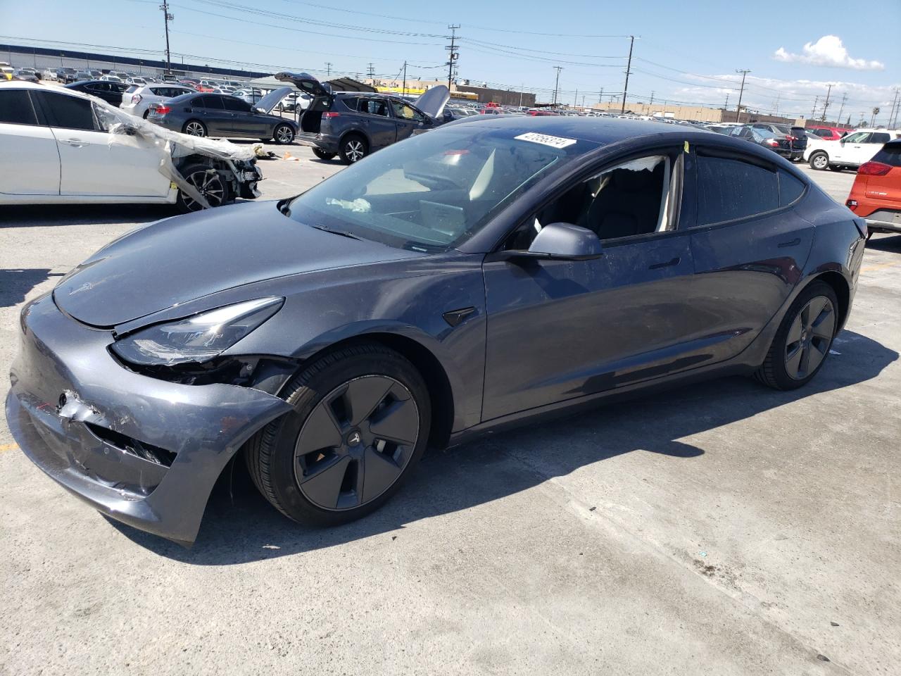 TESLA MODEL 3 2021 5yj3e1eb6nf114611