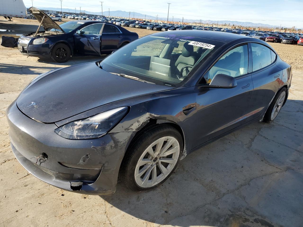 TESLA MODEL 3 2022 5yj3e1eb6nf256456