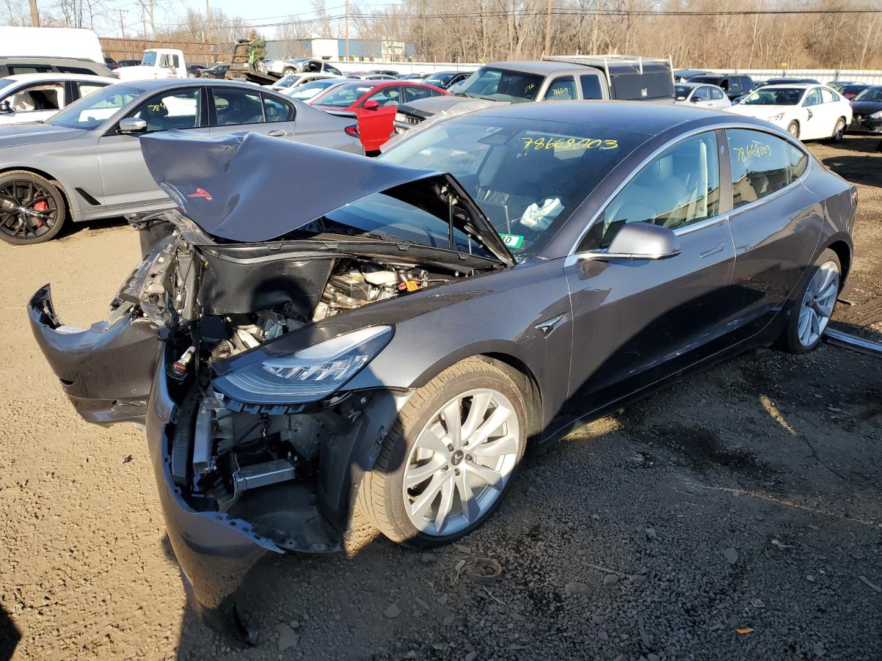 TESLA MODEL 3 2018 5yj3e1eb7jf114157