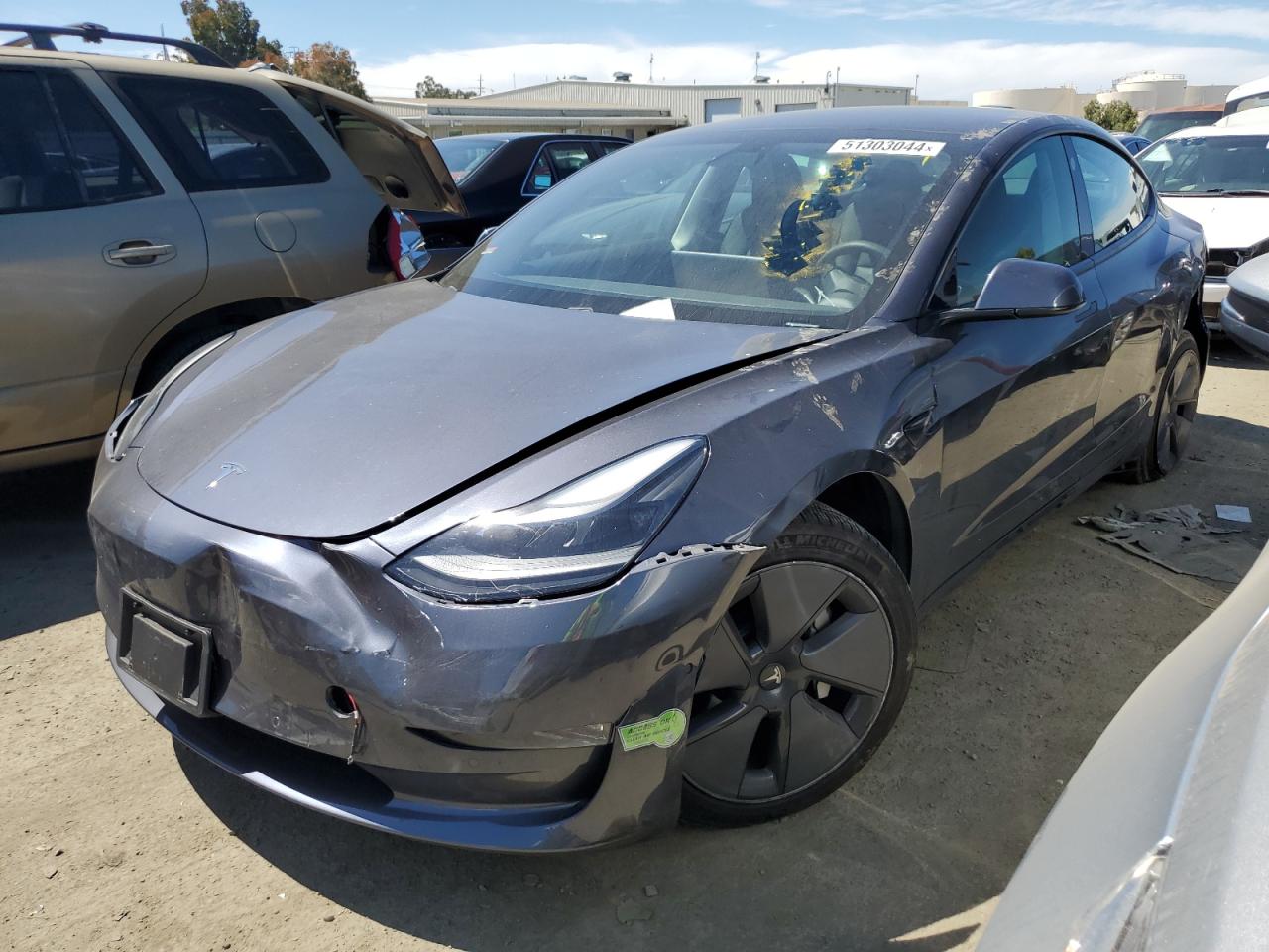 TESLA MODEL 3 2021 5yj3e1eb7mf036306