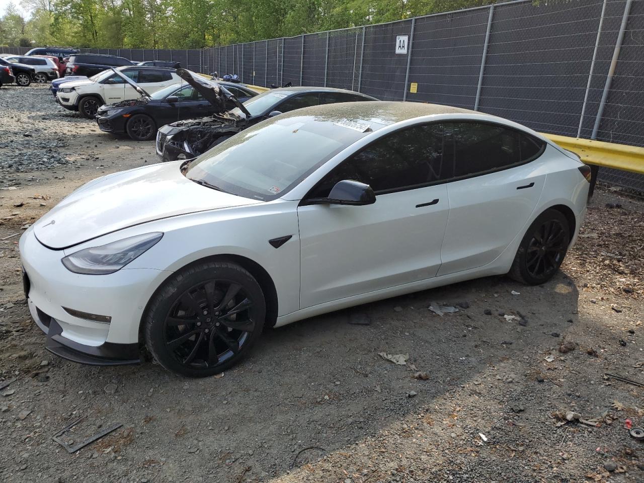 TESLA MODEL 3 2021 5yj3e1eb7mf858393