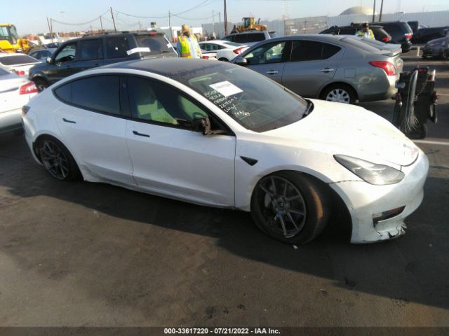 TESLA MODEL 3 2022 5yj3e1eb7nf136438