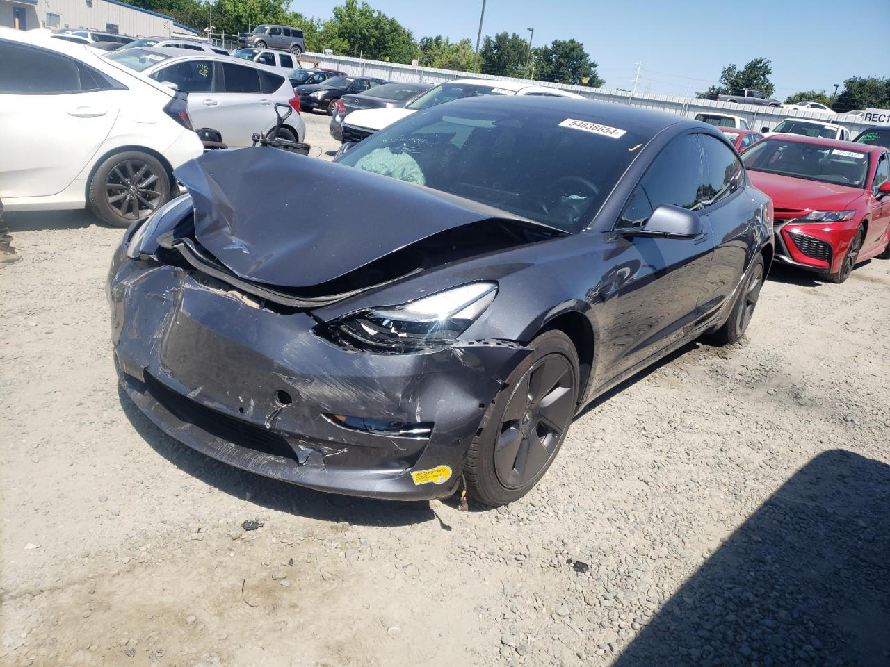 TESLA MODEL 3 2022 5yj3e1eb7nf206293