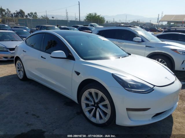 TESLA MODEL 3 2022 5yj3e1eb7nf351317