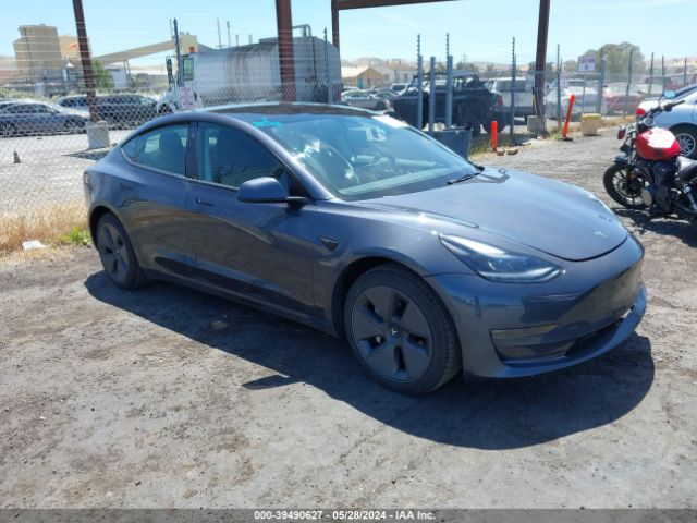 TESLA MODEL 3 2022 5yj3e1eb7nf354217