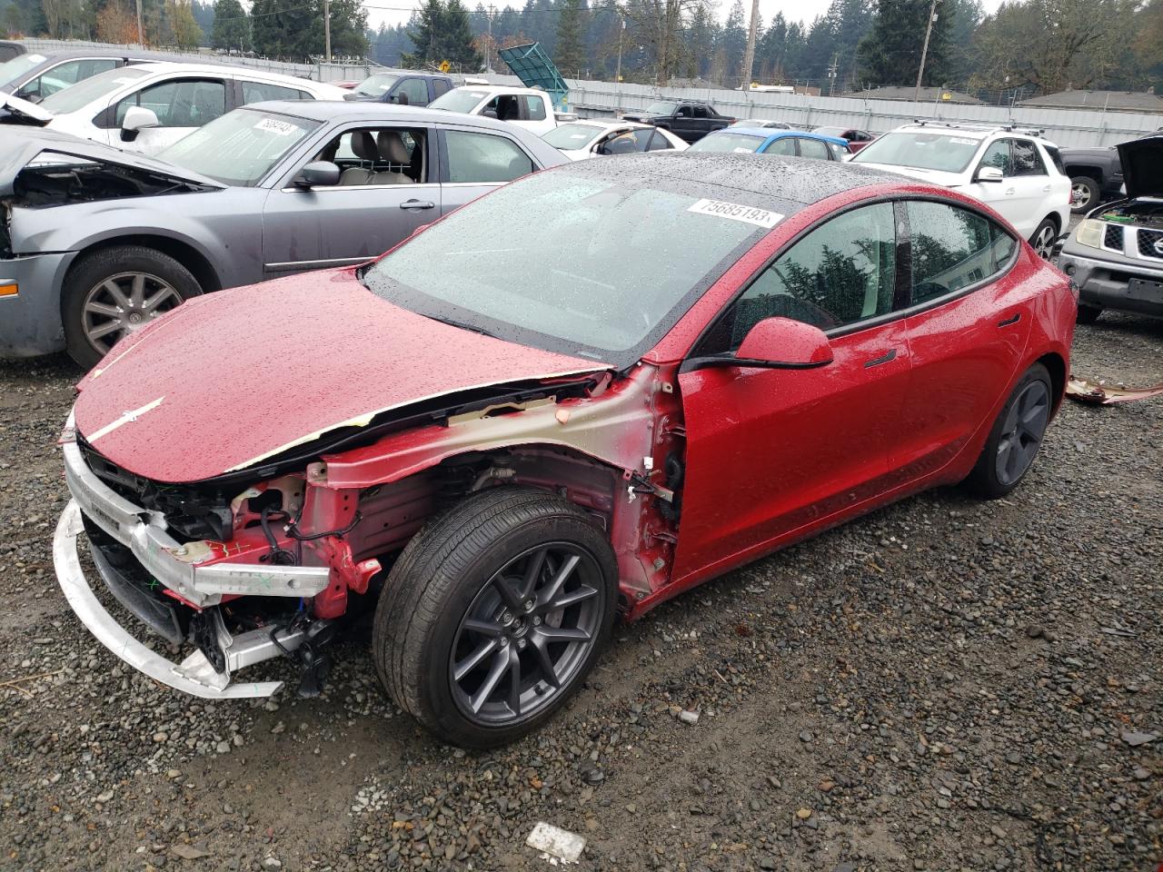 TESLA MODEL 3 2022 5yj3e1eb8nf239612