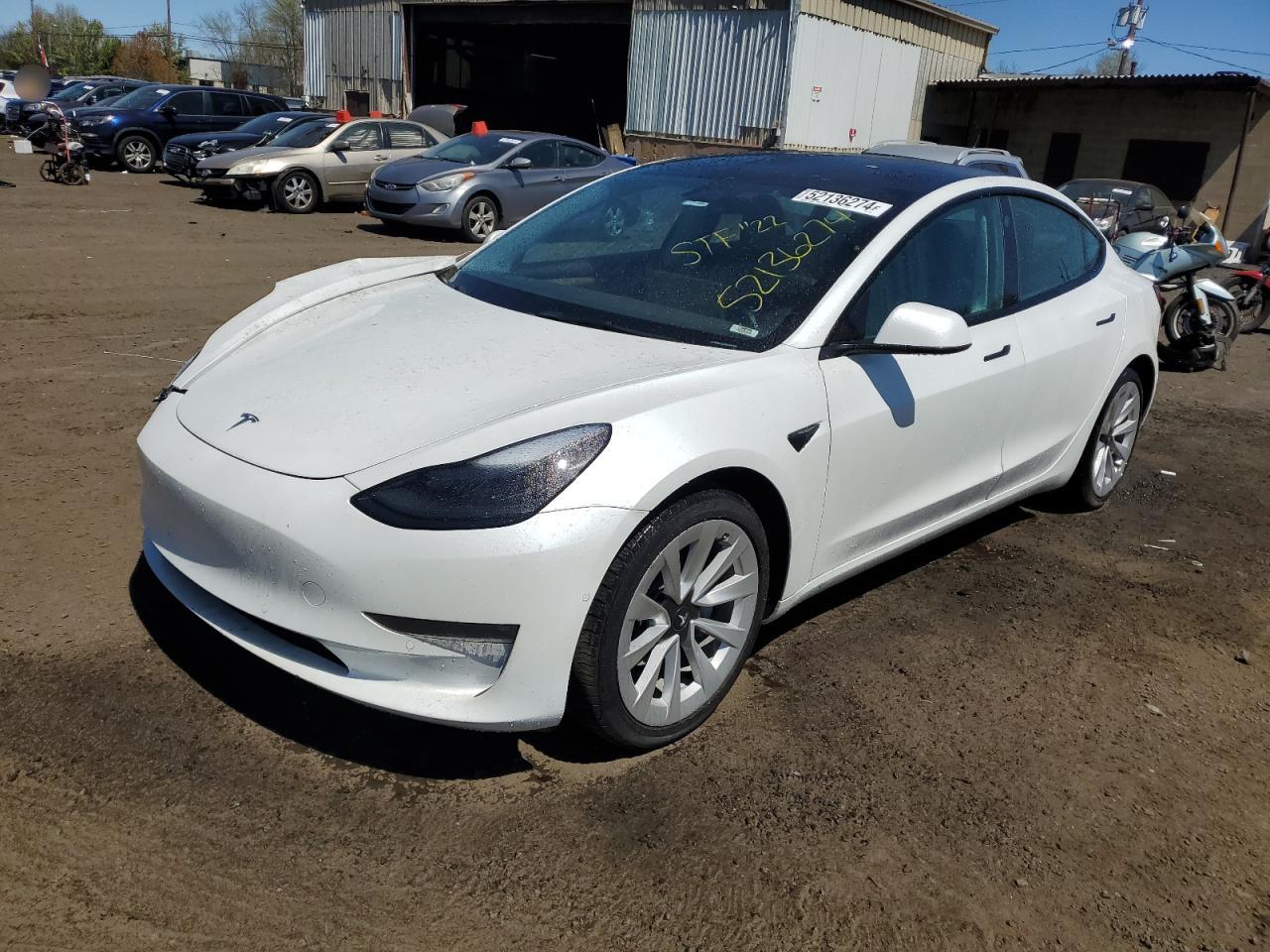 TESLA MODEL 3 2022 5yj3e1eb9nf168405