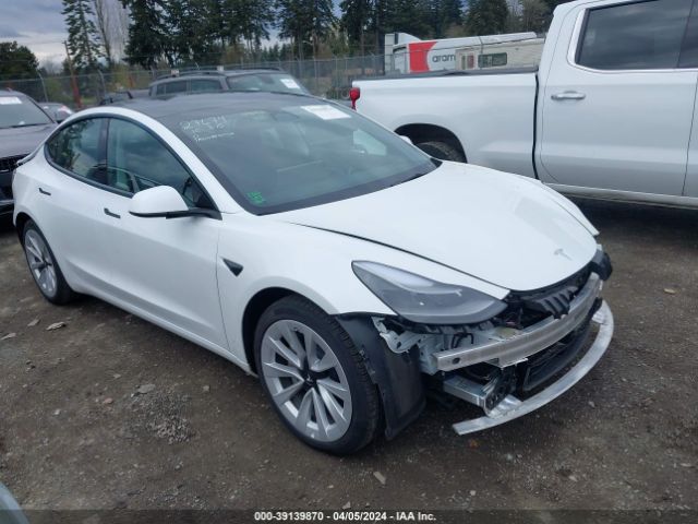 TESLA MODEL 3 2022 5yj3e1eb9nf178531