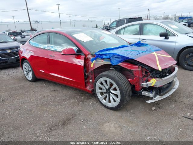 TESLA MODEL 3 2022 5yj3e1eb9nf191666