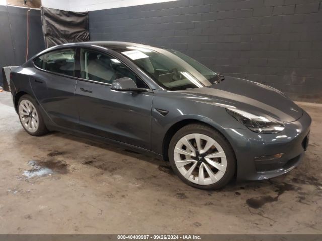 TESLA MODEL 3 2022 5yj3e1eb9nf272604