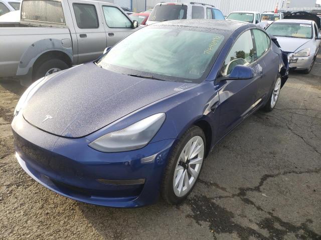 TESLA MODEL 3 2022 5yj3e1eb9nf363873