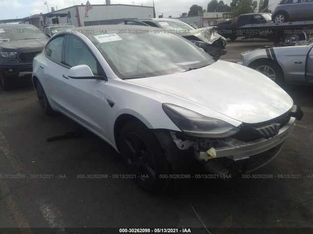 TESLA MODEL 3 2021 5yj3e1ebxmf876208