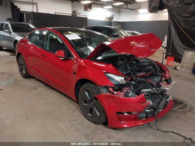 TESLA MODEL 3 2022 5yj3e1ebxnf152018