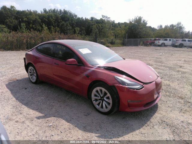 TESLA MODEL 3 2022 5yj3e1ebxnf154853