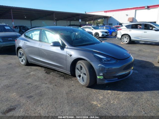 TESLA MODEL 3 2022 5yj3e1ebxnf164816