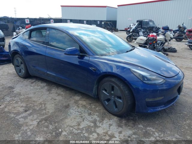 TESLA MODEL 3 2022 5yj3e1ebxnf182068