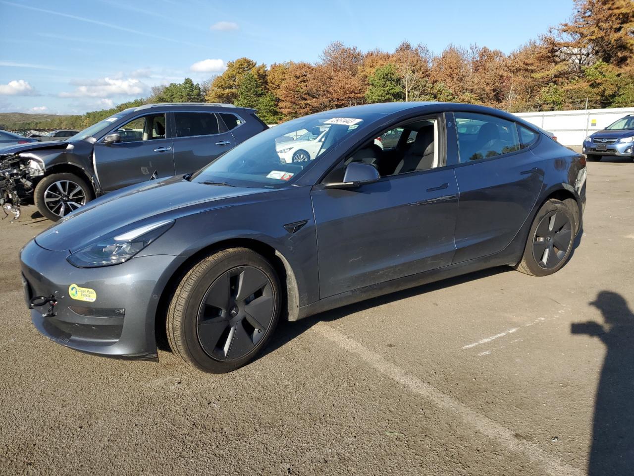 TESLA MODEL 3 2022 5yj3e1ebxnf356589