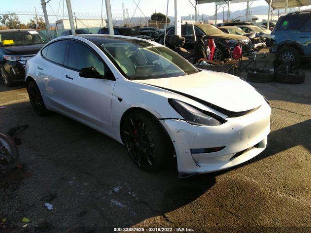 TESLA MODEL 3 2021 5yj3e1ec4mf030827