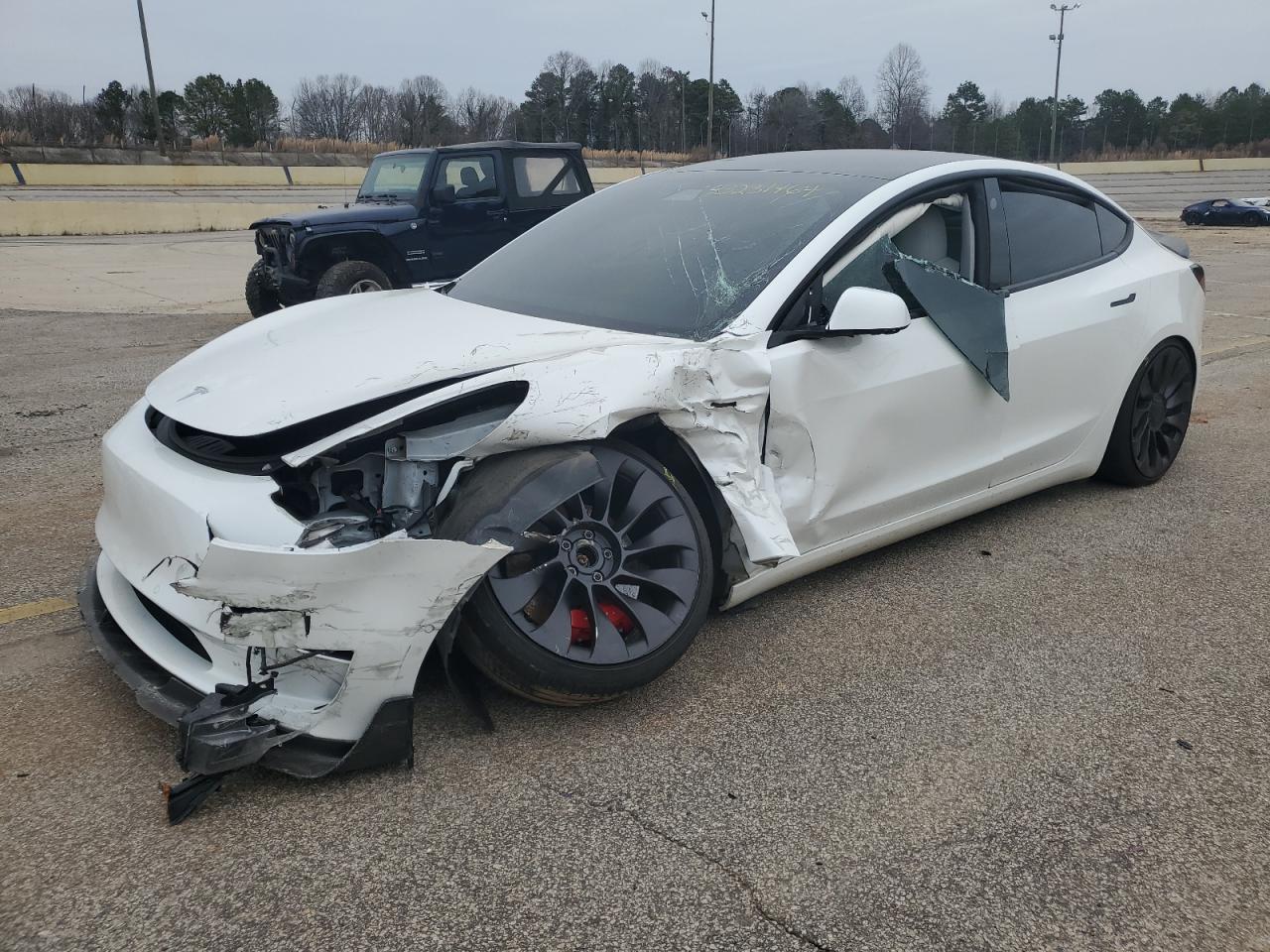 TESLA MODEL 3 2021 5yj3e1ec5mf020257