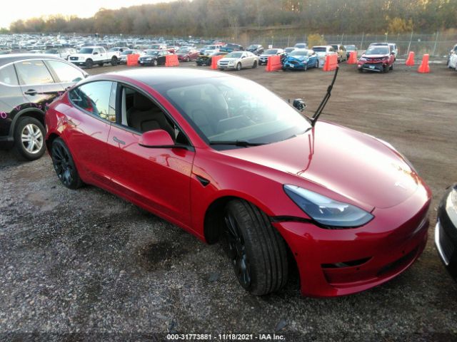 TESLA MODEL 3 2021 5yj3e1ec5mf061875