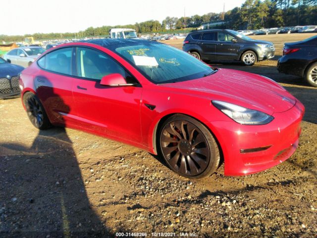 TESLA MODEL 3 2021 5yj3e1ec9mf862647