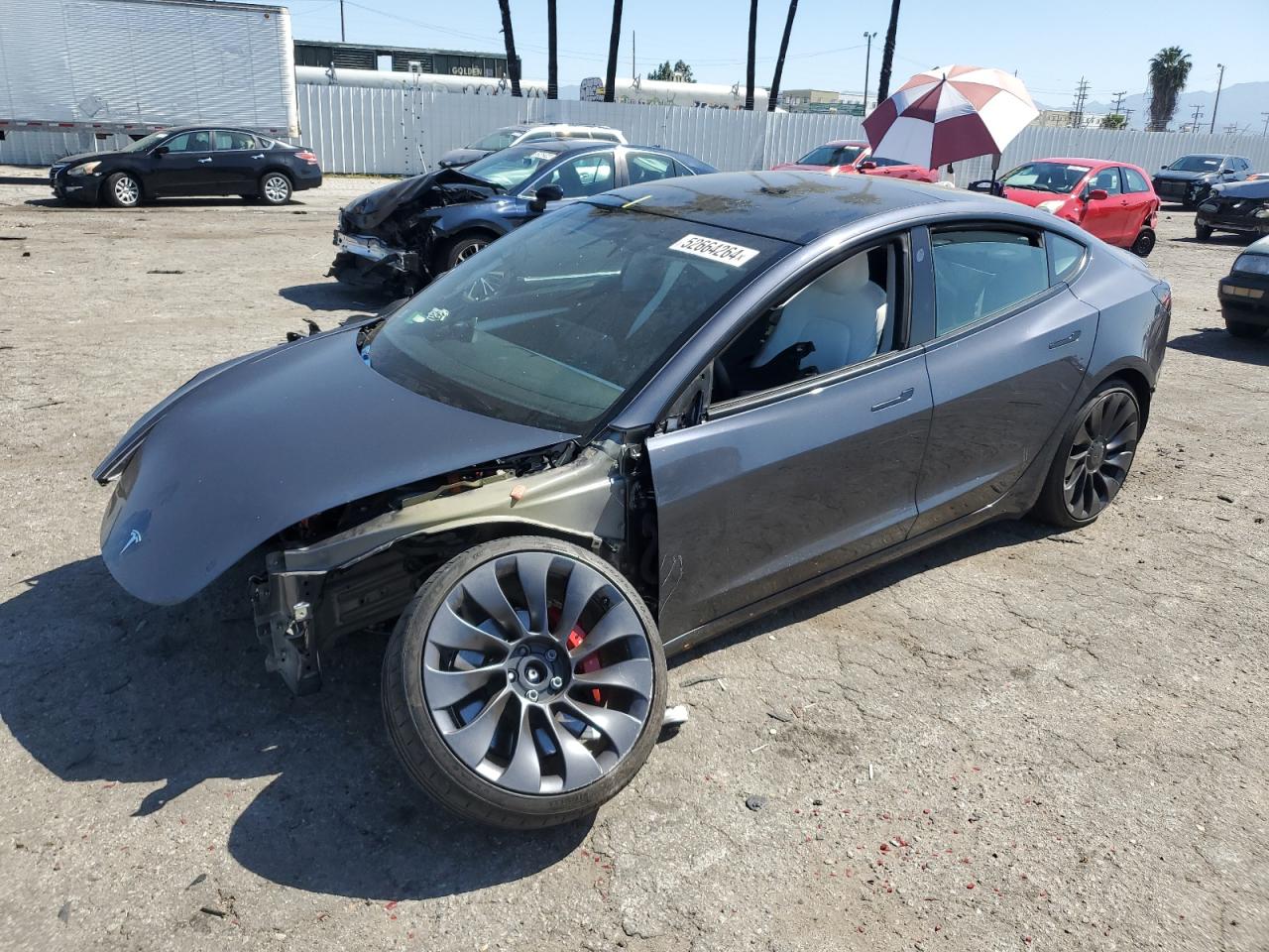 TESLA MODEL 3 2022 5yj3e1ec9nf128656