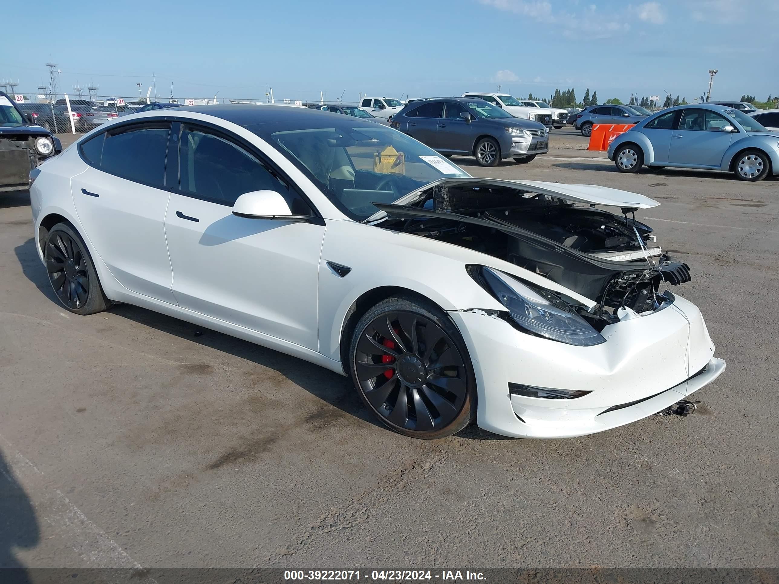 TESLA MODEL 3 2022 5yj3e1ecxnf253455