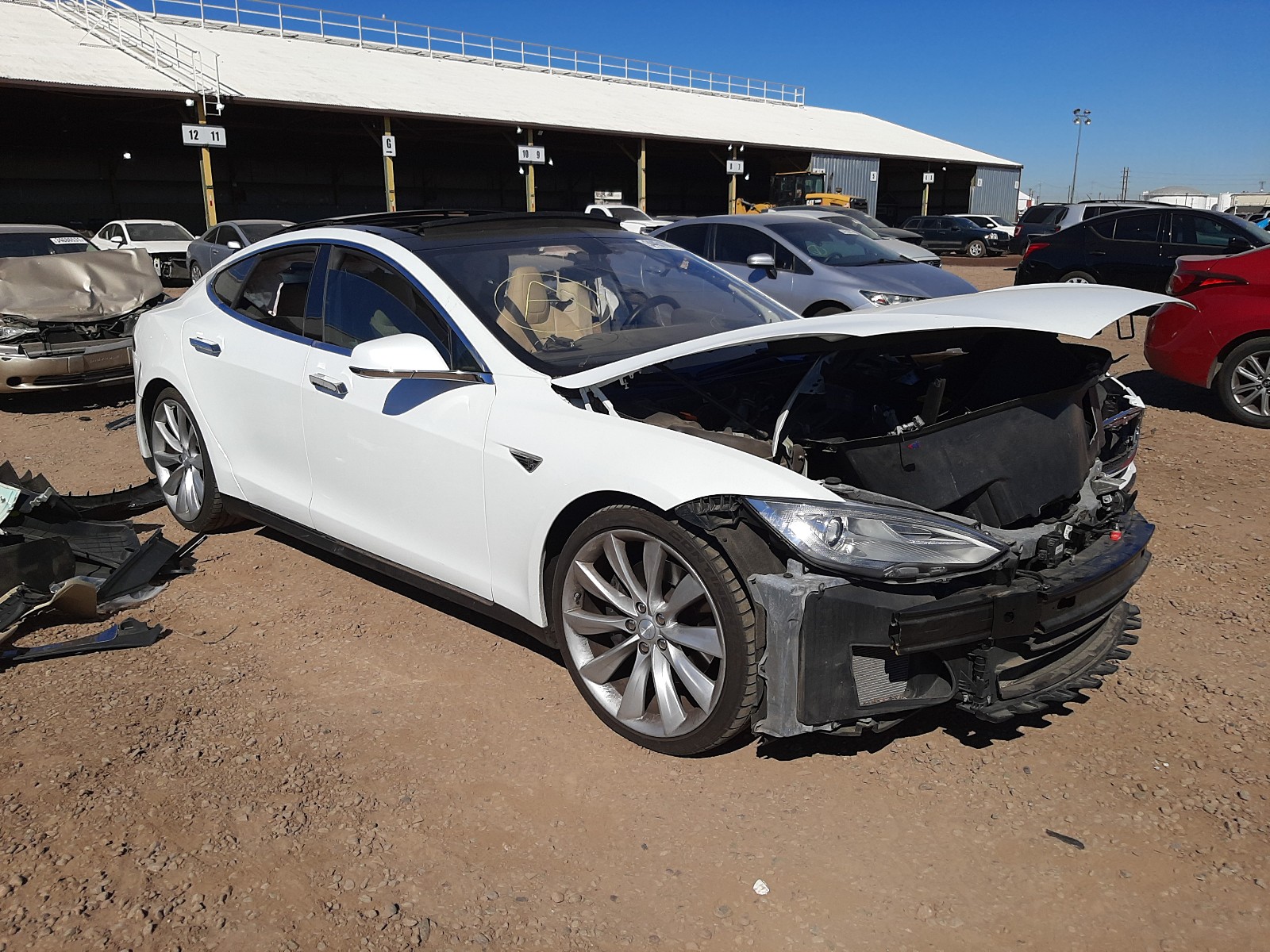 TESLA MODEL S 2013 5yjsa1dp5dfp14734