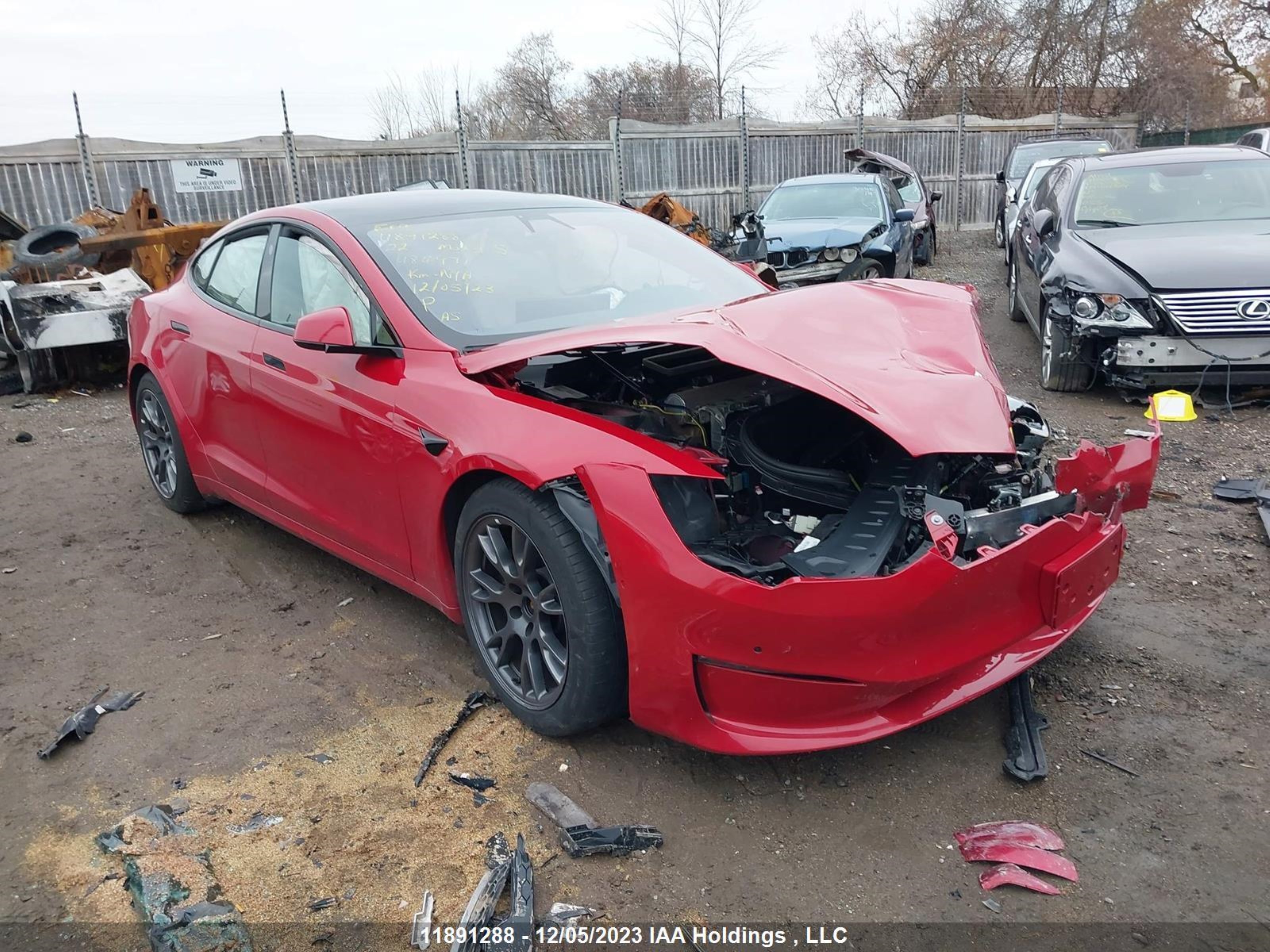 TESLA MODEL S 2022 5yjsa1e59nf484971