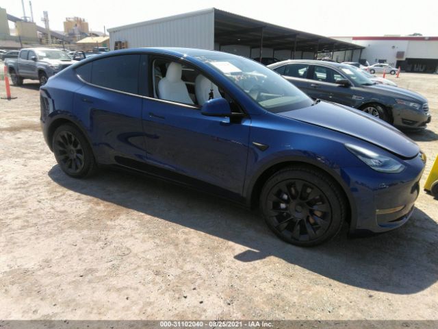 TESLA MODEL Y 2021 5yjygaee0mf152201