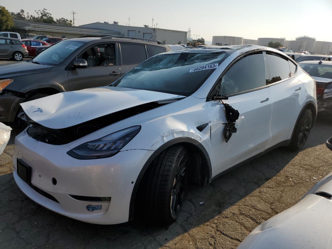 TESLA MODEL Y 2021 5yjygaee3mf159160